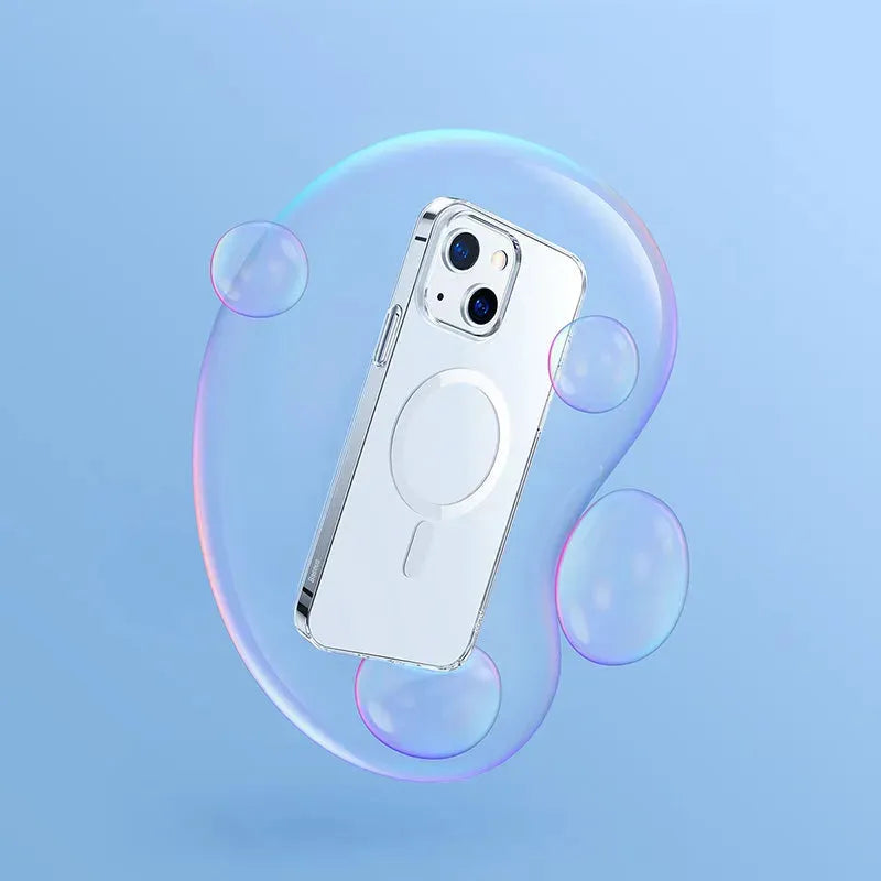 Crystal Transparent Magnetic Protective Case - Bellarte Enchanté Crystal Transparent Magnetic Protective Case